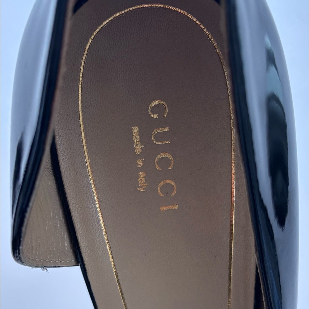 Gucci Black Patent Leather Heels - Picture 6 of 10